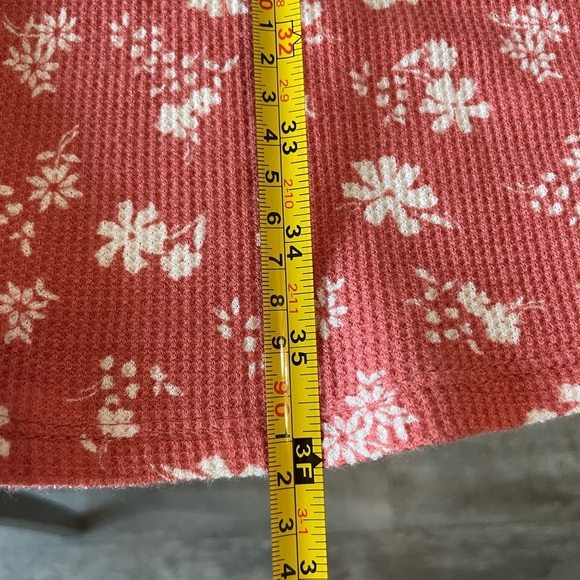 SO Coral Floral Button-Down Casual Midi Dress in size large - Picture 9 of 9